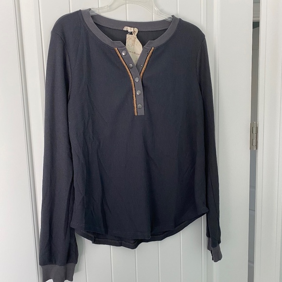 NWT Hem & Thread Henley Sz L - Picture 2 of 8